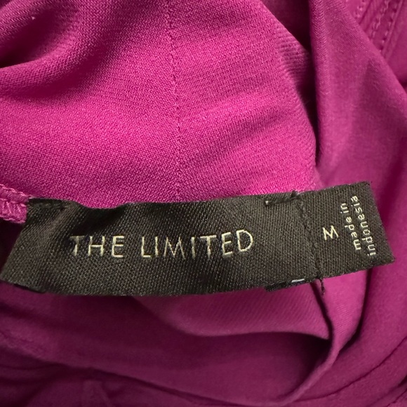 🔴 THE LIMITED MAGENTA RUFFLED TOP SIZE MEDIUM - Picture 3 of 4